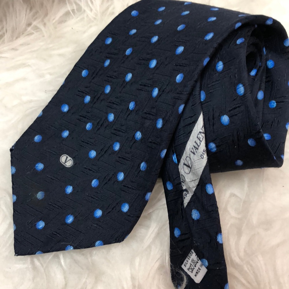 🆕 Valentino Italy Silk Tie - Picture 5 of 9